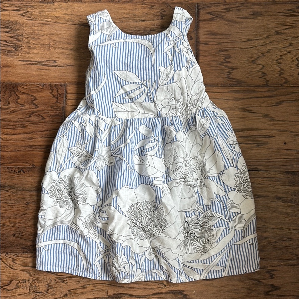Floral Dress with Bow Detail